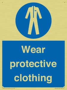 Wear protective clothing